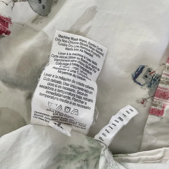 Pottery Barn Snowman Set of 2 Standard Pillowcases FADED but still cute! - Picture 7 of 7